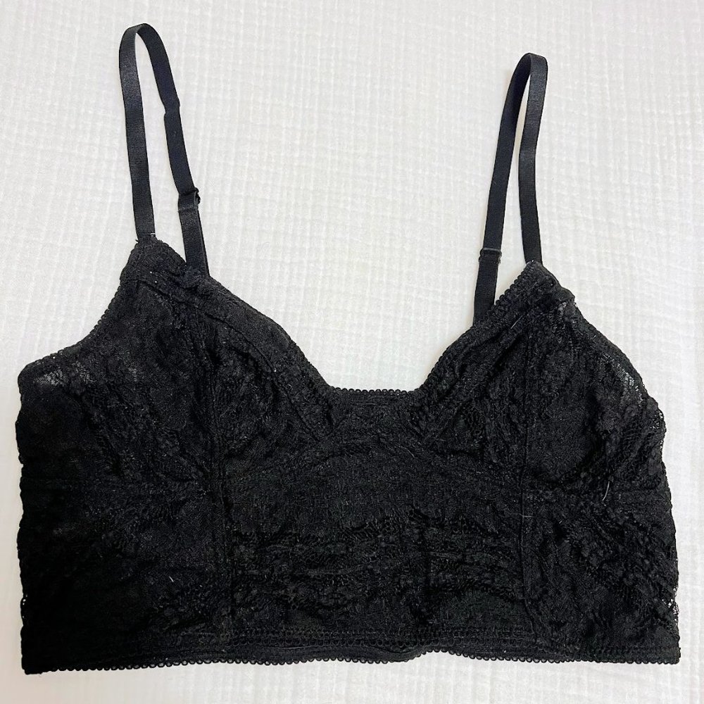 Free People Black Bralette